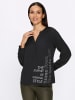 Heine Bluse in schwarz-ecru