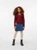Vero Moda Girl Strickjacke in Syrah