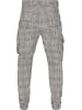 Urban Classics Cargo Trousers in white/black