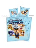 COFI 1453 Paw Patrol Bettwäsche 135 x 200 cm Baumwolle Kinder Bettset 2 teilig in Blau