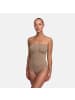CFAB Figurformender Body mit Slip in Dunkelbeige