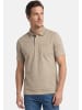 Redmond Poloshirt Basic in Beige / grün
