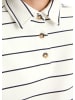 Marc O'Polo DENIM Gestreiftes Polo-Sweatshirt relaxed in Offwhite