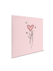 A.S. Création Leinwandbild Canvas Heartlines Rosa
