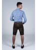 Edelnice Kurze Wildbock Lederhose Robert in dunkelbraun