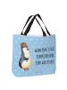 Mr. & Mrs. Panda Shopper Tasche Wenn Papa es nicht reparieren ka... in Blau Pastell