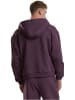Urban Classics Sweatshirt FLUFFY ZIP in Lila