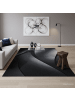 KADIMA DESIGN Teppich Kurzflor Waschbar Ombre INN Strapazierfähig OEKO-TEX in Schwarz