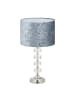 relaxdays Tischleuchte in Grau/ Silber - (H)48 x Ø26 cm