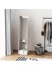 HOMCOM Ankleidespiegel-37B x 43T x 156H cm-Weiß