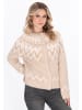 DreiMaster Women Cardigan in beige multicolor