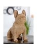 GILDE Figur Bulldogge naturfarben - (H) 33 cm