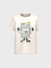 name it T-Shirt 2er-Set Kurzarm Rundhals Regular Fit Print in Weiß-2