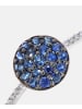 Diamant L'éternel Ring aus 375 Weißgold mit 0.44 Karat Diamant mit Saphir