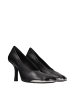 Burberry Schwarz Leder High Absatz Pumps