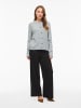 Vila Strickjacke in Light Grey Melange