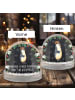 Mr. & Mrs. Panda Weihnachts Schneekugel Wenn Papa es nicht repar... in Kreidetafel