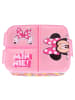 Disney Minnie Mouse Disney Minnie Mouse Kinder Brotdose – Lunchbox mit 3 Fächern & tollem in Rosa