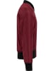 Urban Classics Urban Classics Bomberjacken in burgundy/black