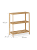 relaxdays Badregal in Natur - (B)60 x (H)69 x (T)26 cm