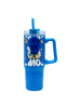Sonic Trinkflasche Thermobecher mit Strohhalm 940ml