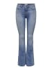 ONLY Jeans ONLBLUSH MID FLARED TAI467 flared in Blau