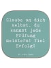 Mr. & Mrs. Panda Untersetzer Glas Spruch Prüfungen bestehen mit ... in Meeresbrise