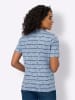 Sieh an! Kurzarmshirt in bleu-marine-bedruckt