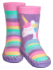 Playshoes Hüttenschuh Einhorn in Multicolor