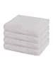 Ross 4 X Handtuch im Set Premium in Silber