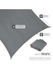 tectake Sonnensegel Sunny umfangreiches Montagematerial, grau