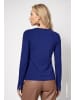 monari Langarmshirt mit Spitze in Classic Navy