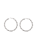 IZIA Women Hoop Earrings in Silver