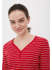 Finn Flare Langarmshirt Streifen in red
