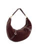 Les Visionnaires Enya Schultertasche Leder 46 cm in vinyard red