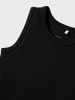 name it Sommerkleid ärmellos Rippstrick Slim Fit Nkfnakal in black