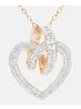 Diamant L'éternel Halskette mit Anhänger aus 375 Gelbgold mit Diamant Herz-Design