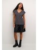 Kaffe T-shirt KAlise Relaxed fit in Black Oyster