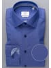 Eterna Langarm Hemd Comfort Fit Gentle Shirt Twill in Blau