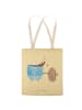 Mr. & Mrs. Panda Shopper Bag Kaffee Bohne ohne Spruch in Gelb Pastell