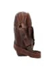Greenburry Rugged Umhängetasche Leder 21 cm in brown