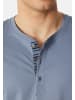 Schiesser Schlafanzug Casual Nightwear in Blaugrau