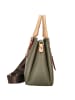 Bugatti Ella M - Henkeltasche 30 cm (beige) in olive