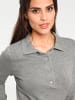 Heine Polopullover in grau-melange