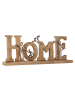 GMD Living Holz Deko "HOME" in Natur / Silber