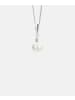 Diamant L'éternel Halskette mit Anhänger aus 375 Weißgold mit Diamant mit Perle