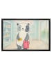 Mr. & Mrs. Panda fußmatte Panda Shopping Design ohne Spruch in Weiß