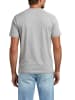 Mustang T-Shirt Basic Print Tee in Grau
