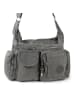 Bag Street Schultertasche Nylon grau ca. 32cm