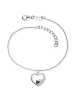 Engelsrufer  Sterling Silber Armband Zirkonia Herz 17-20cm